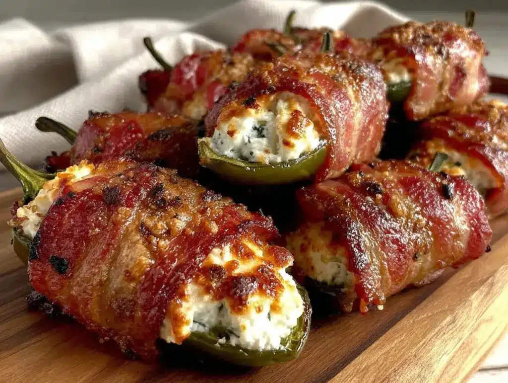 bacon-wrapped jalapeño poppers - featured image