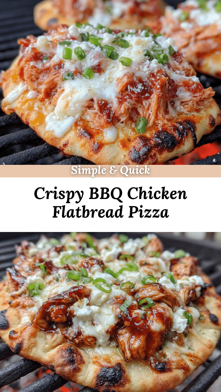 BBQ chicken flatbread pizza recipe