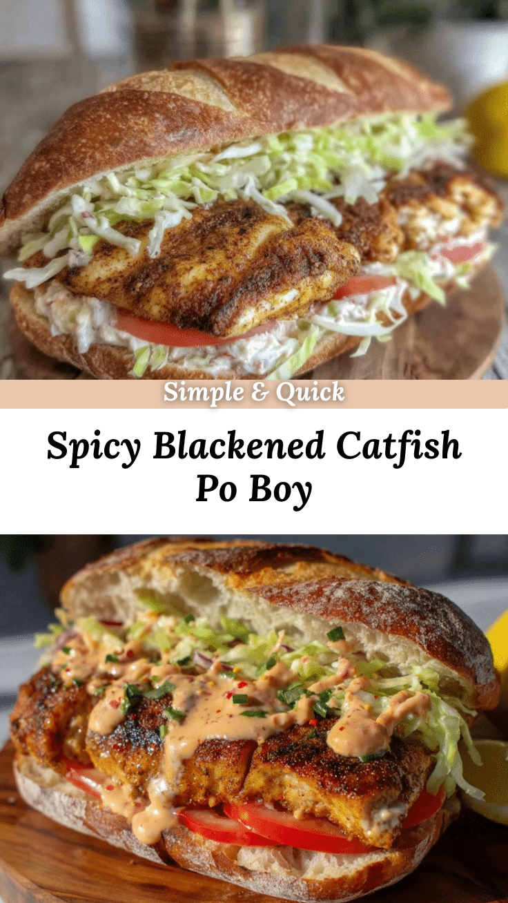 blackened catfish po boy recipe