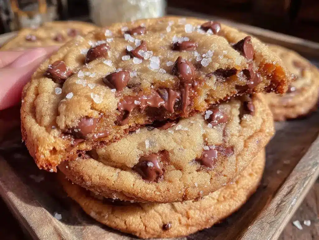 brown butter chocolate chip cookies - featured image