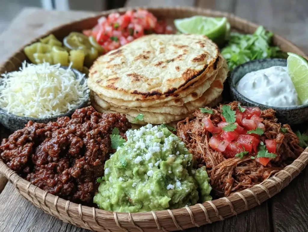 build-your-own taco bar recipe - featured image