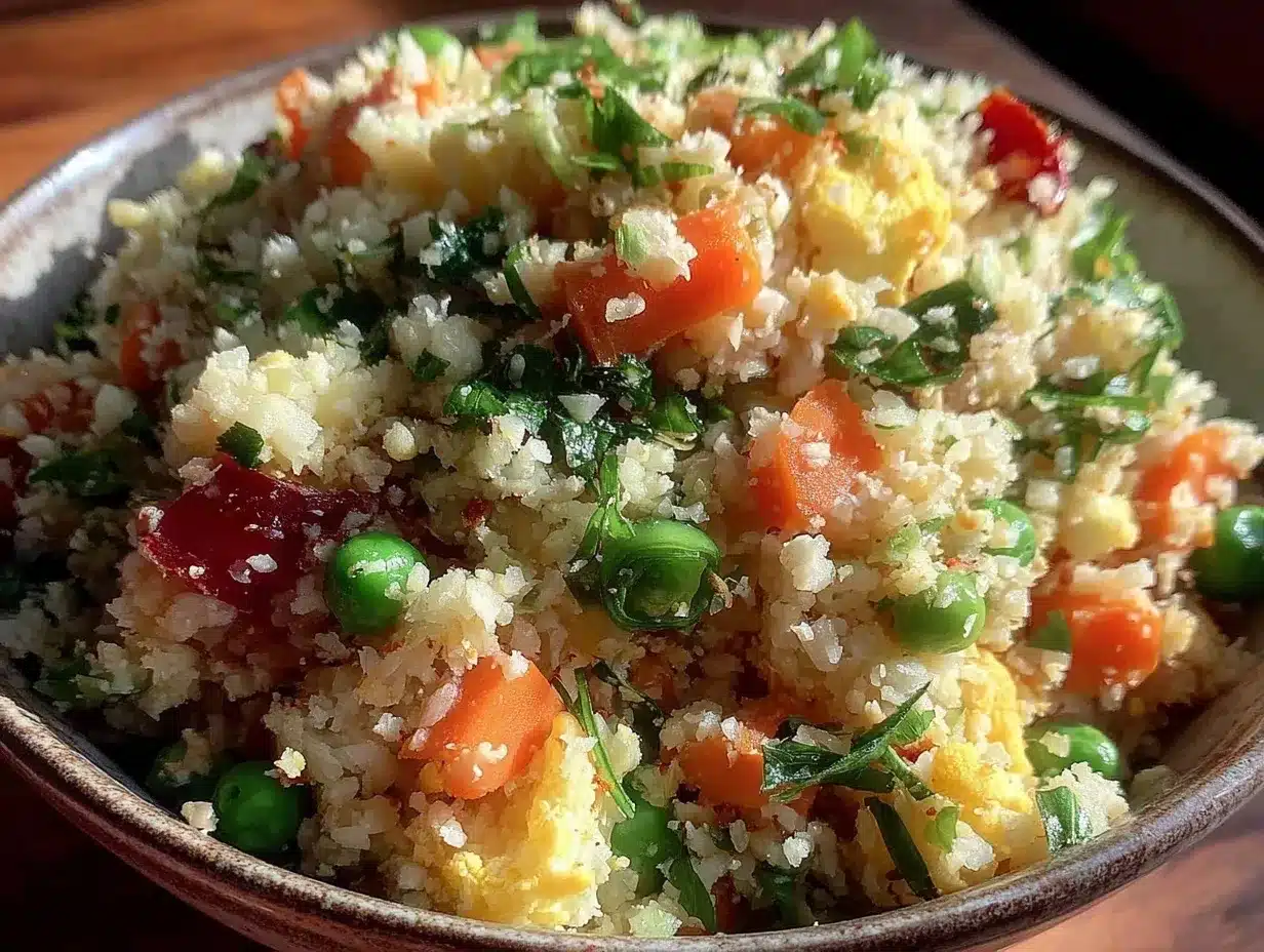 cauliflower fried rice preparation steps