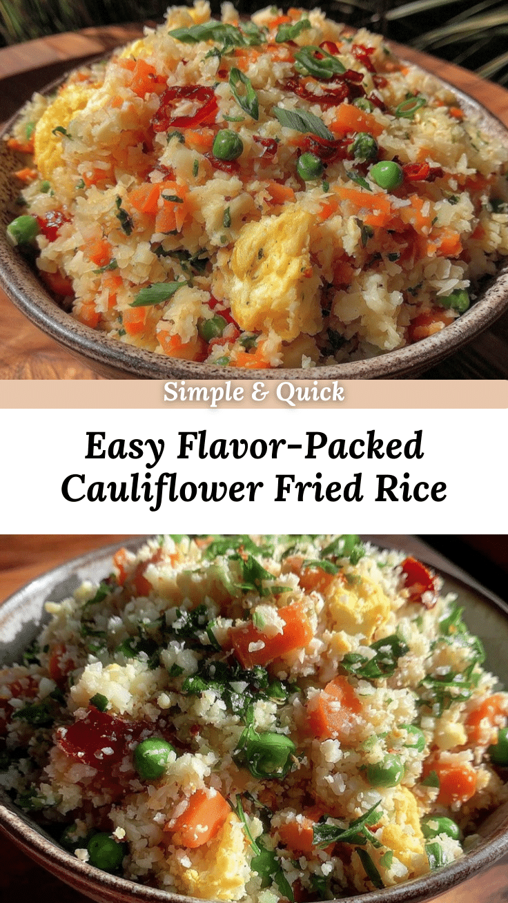 cauliflower fried rice recipe