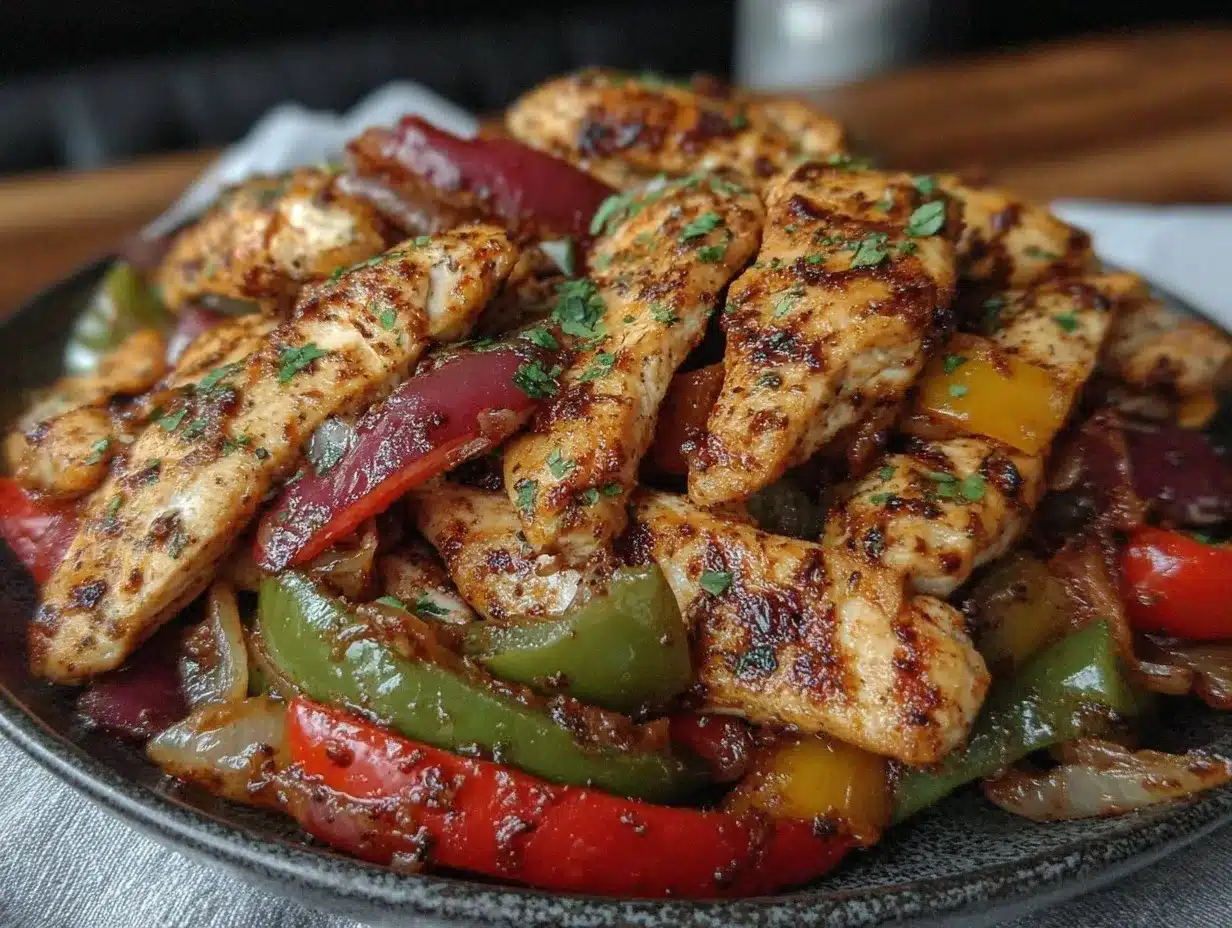 chicken fajitas recipe preparation steps