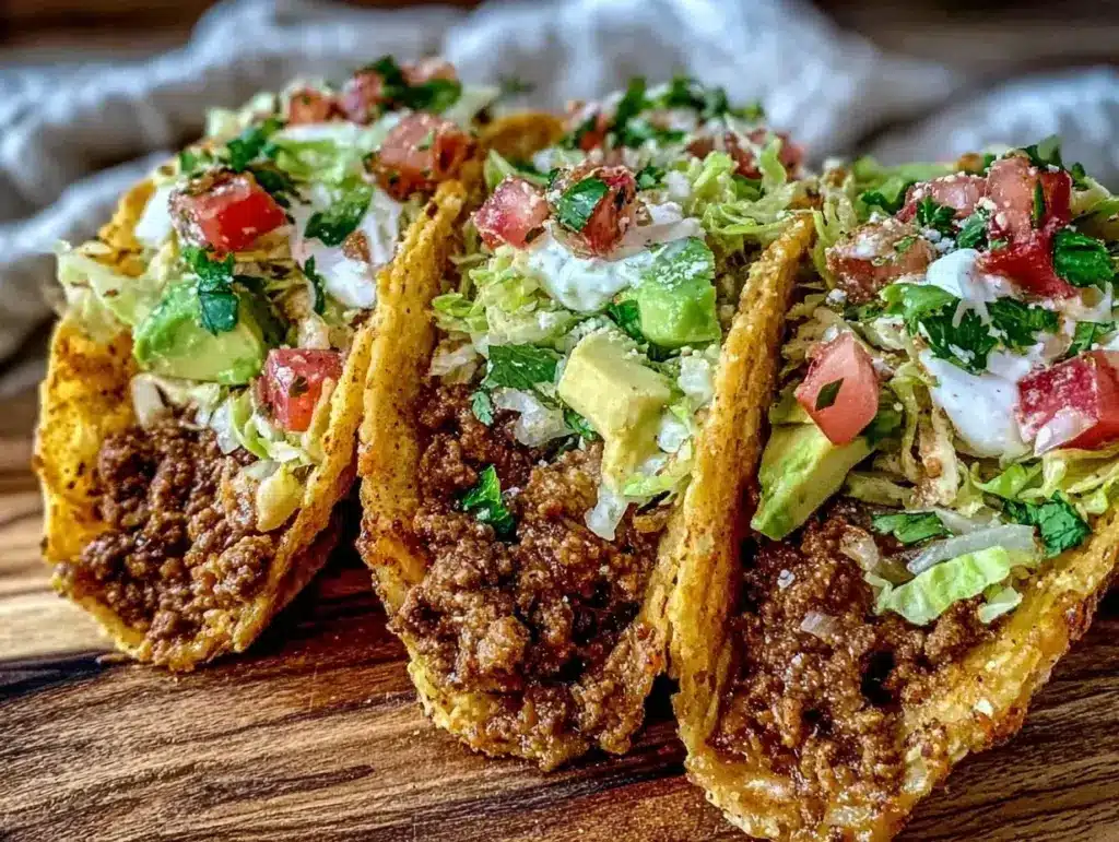 classic beef tacos - featured image