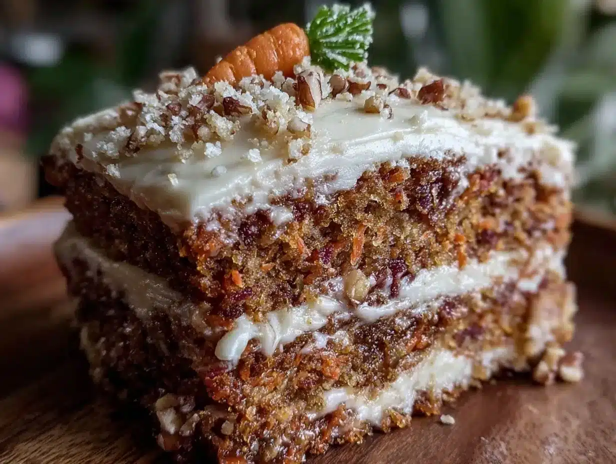 cozy carrot cake layer cake preparation steps