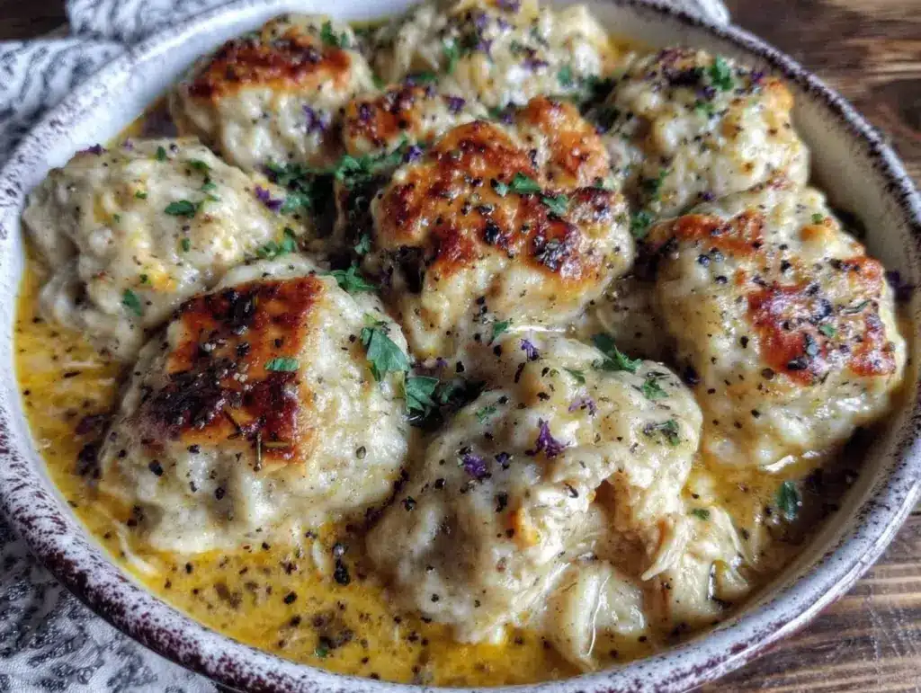 cozy chicken and dumplings recipe - featured image
