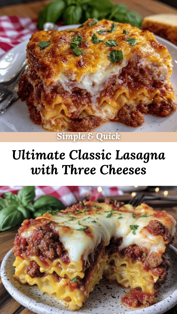 cozy classic lasagna recipe
