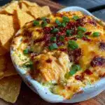 creamy buffalo chicken dip - featured image