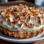 creamy coconut cream pie - featured image