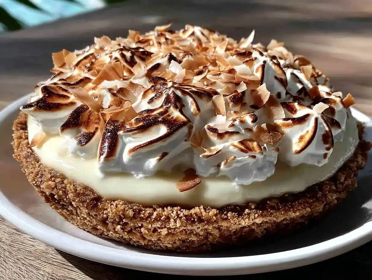 creamy coconut cream pie preparation steps