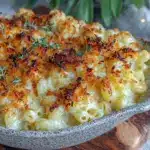 creamy homemade mac and cheese - featured image