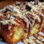 creamy irish cream poke cake - featured image