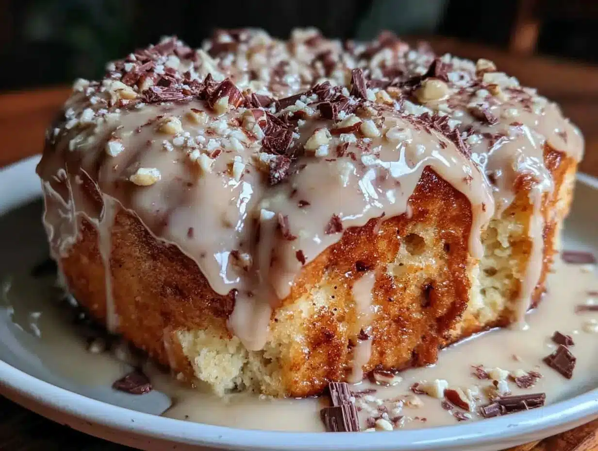 creamy irish cream poke cake preparation steps