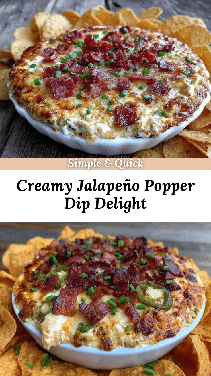 creamy jalapeño popper dip recipe