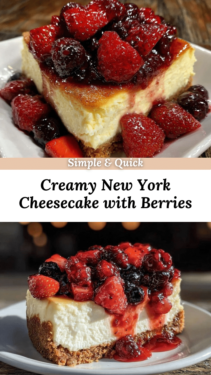 creamy New York style cheesecake recipe