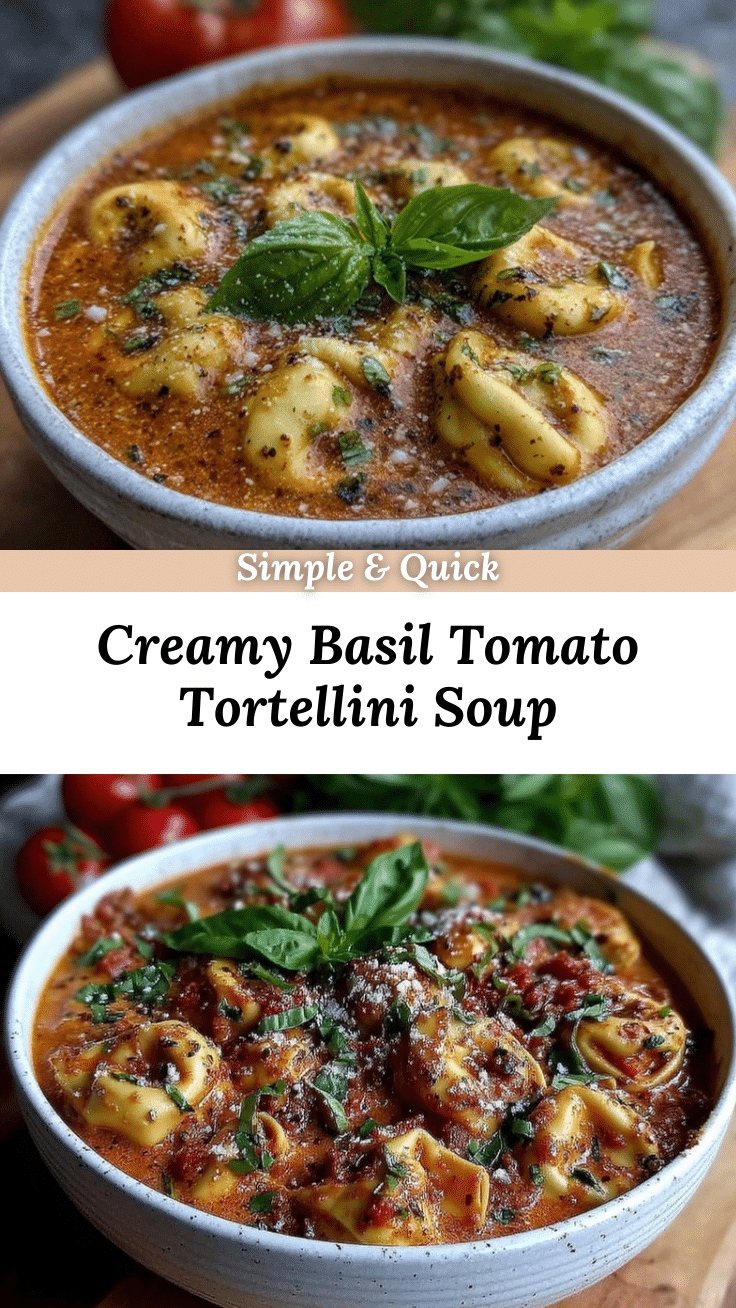 creamy tomato tortellini soup recipe