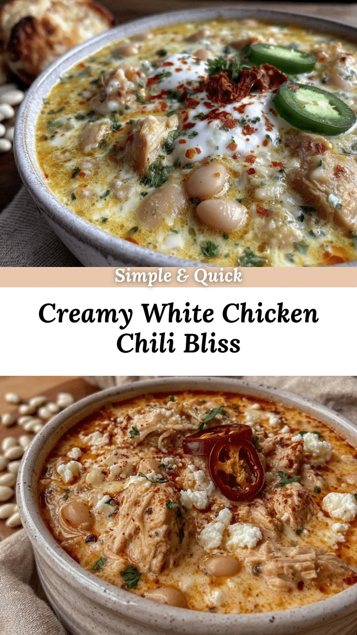creamy white chicken chili recipe