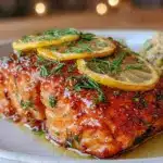 crispy air fryer salmon - featured image