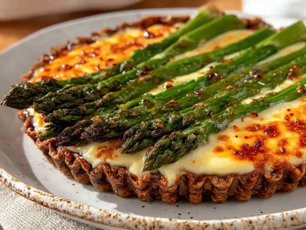 crispy asparagus and gruyere tart recipe preparation steps
