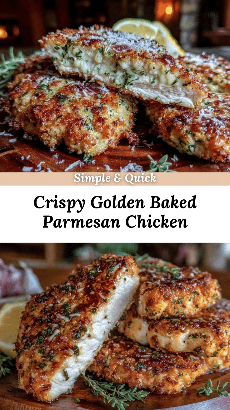 crispy baked parmesan chicken breasts recipe
