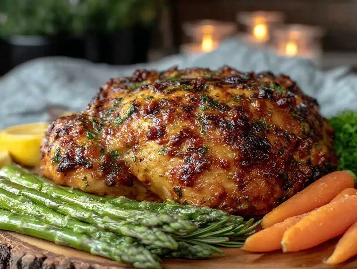 crispy lemon herb roasted chicken preparation steps