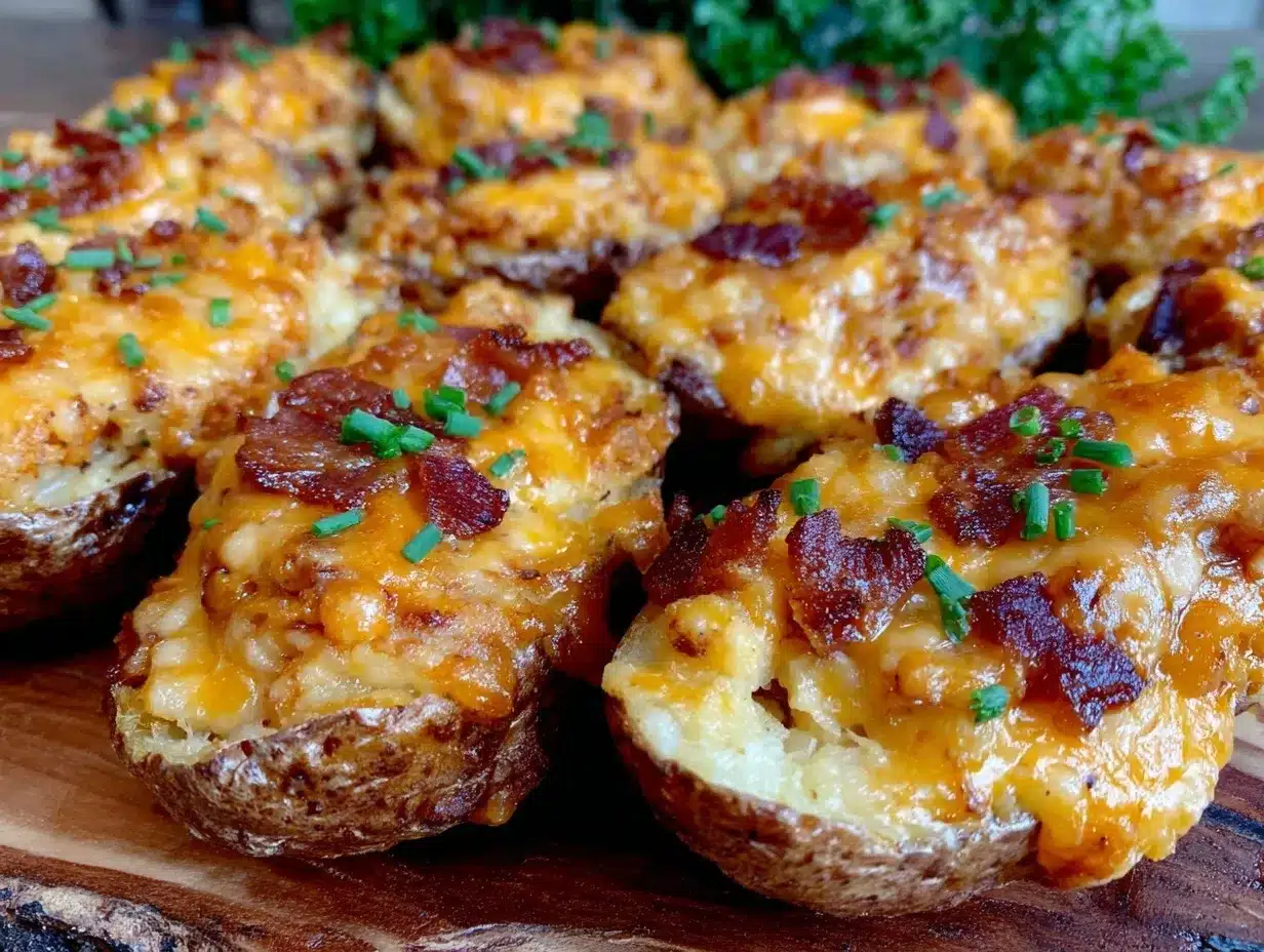 crispy loaded potato skins preparation steps