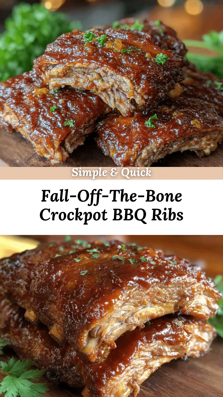 Crockpot BBQ ribs recipe