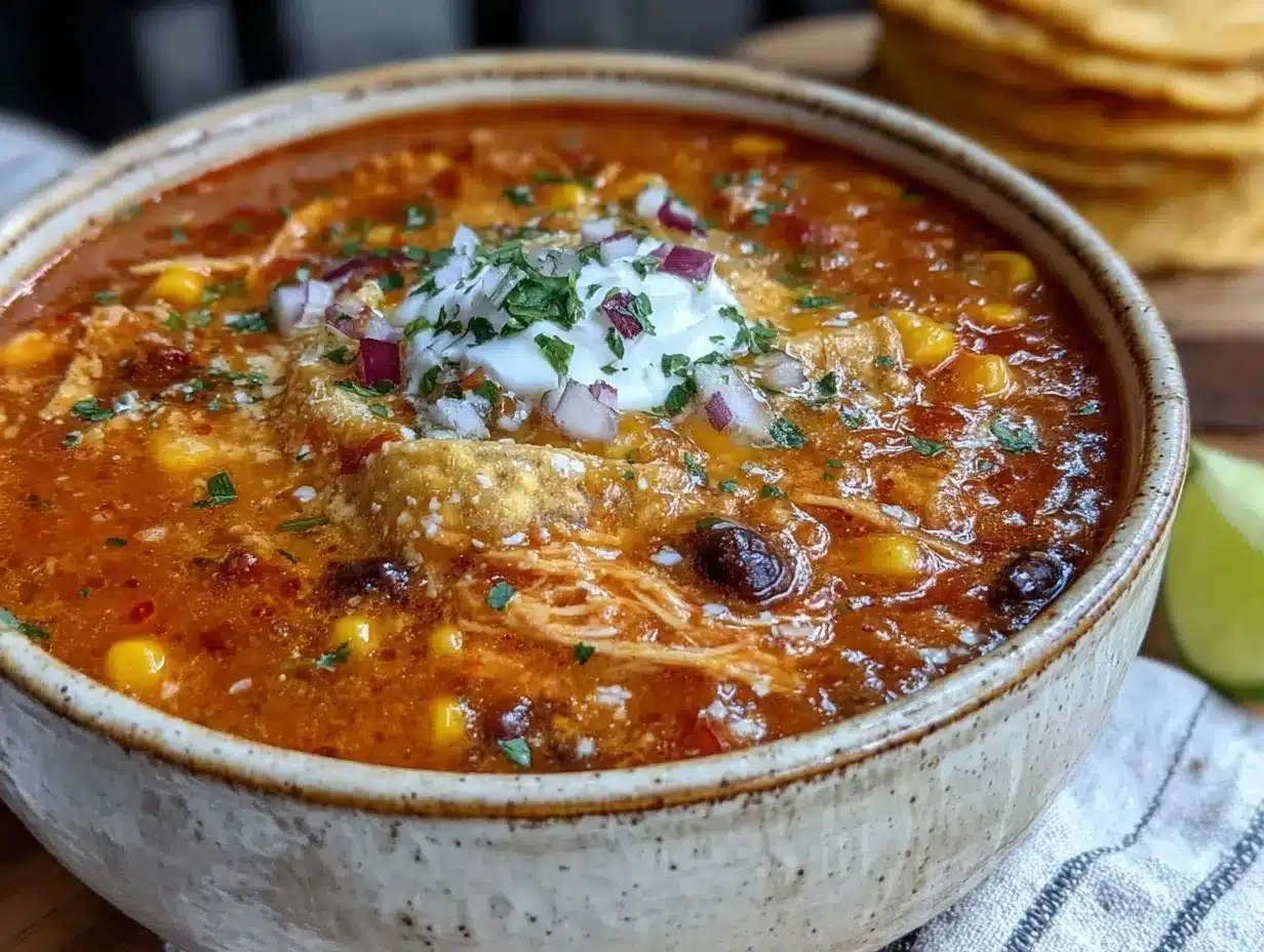 crockpot chicken tortilla soup preparation steps