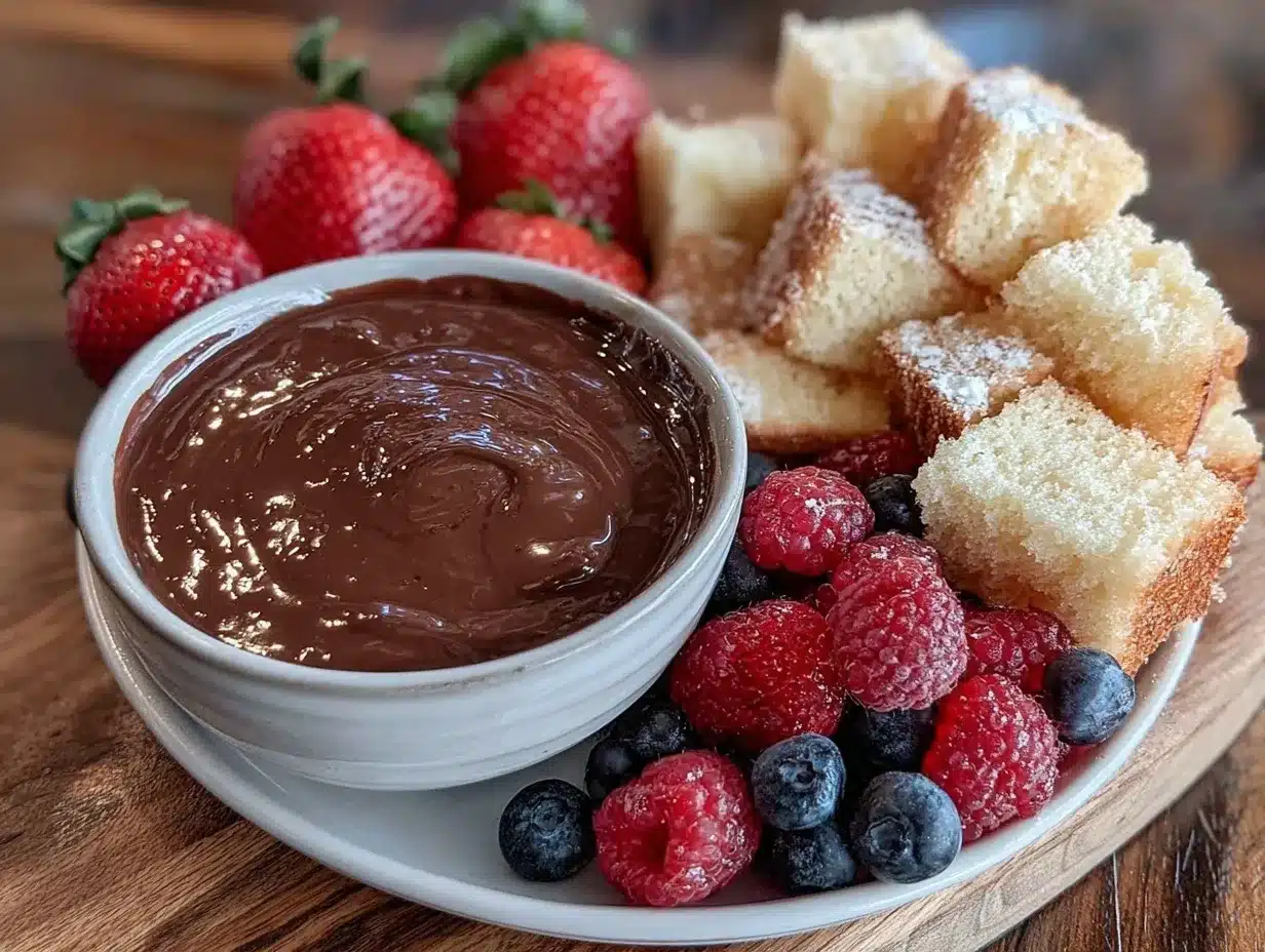 decadent chocolate fondue preparation steps