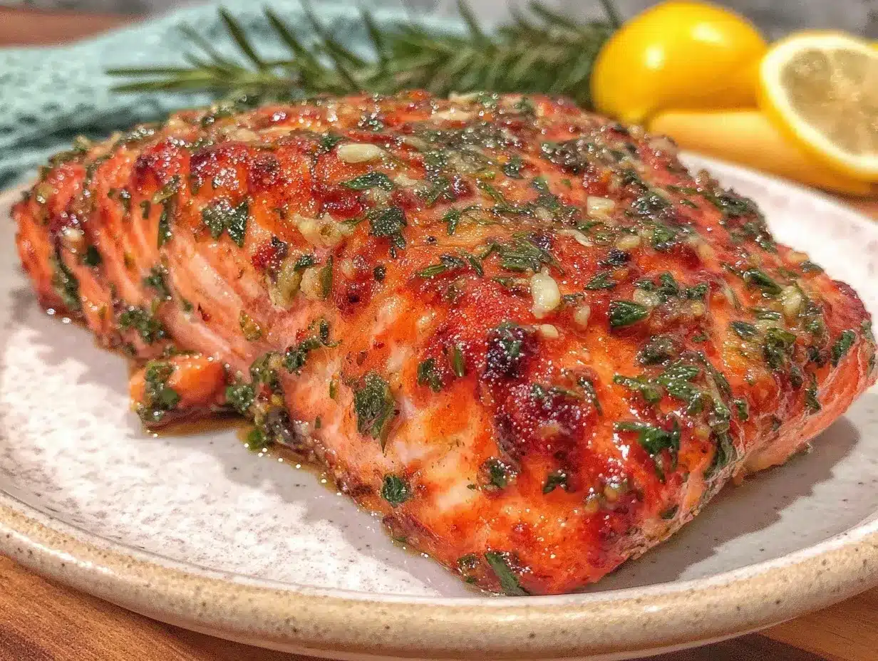 easy crispy baked honey garlic salmon preparation steps