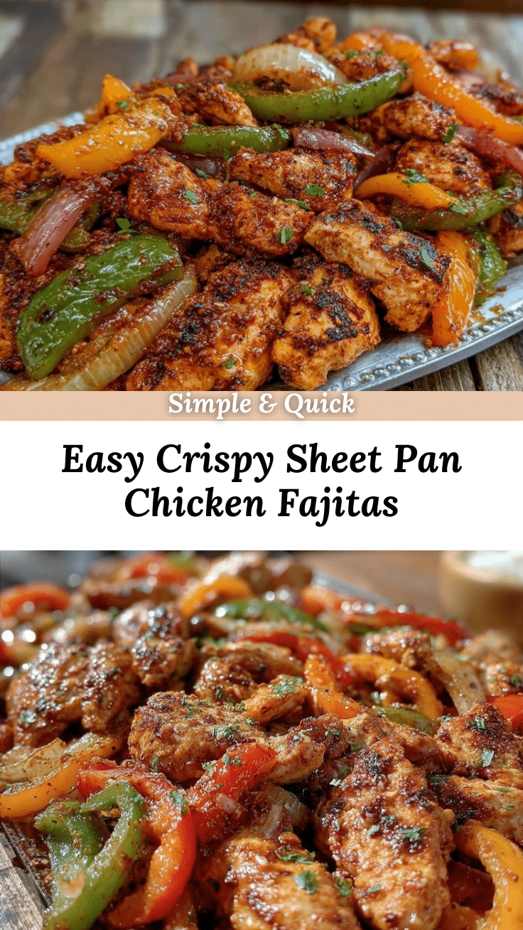 easy crispy sheet pan fajitas recipe