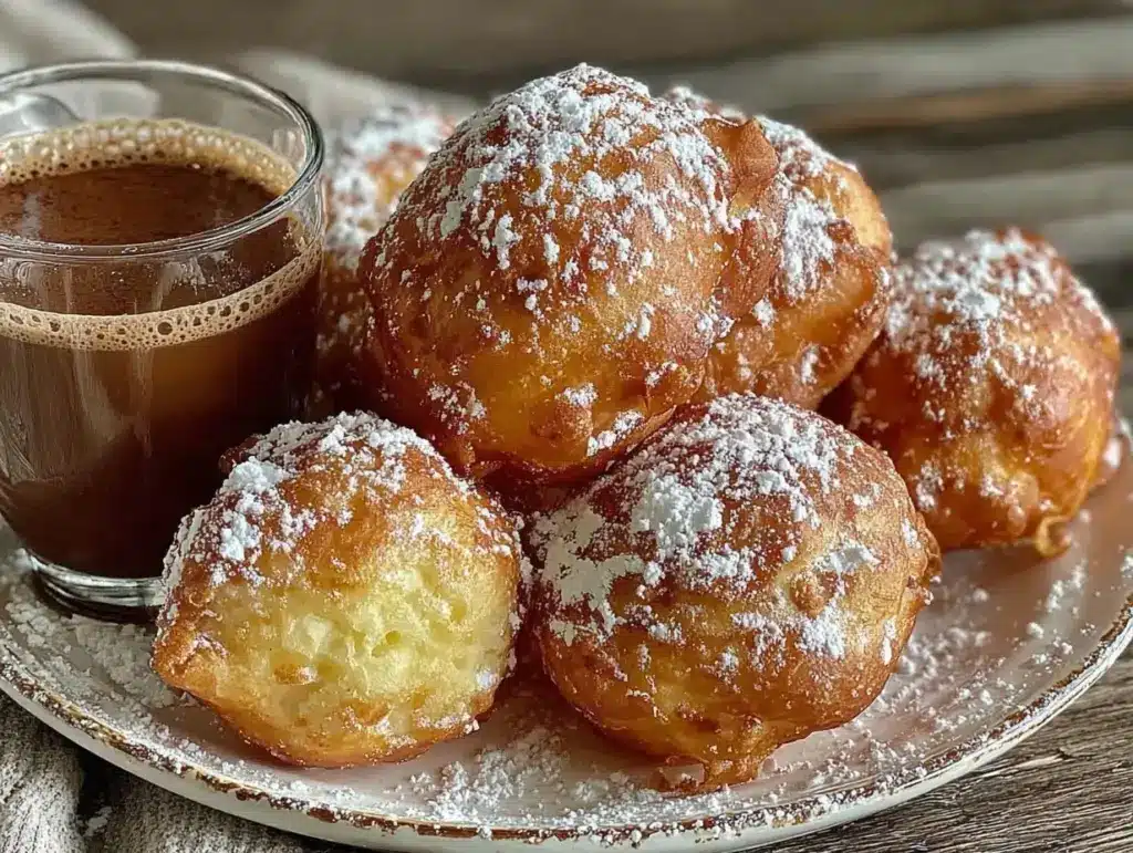 fluffy beignets recipe - featured image