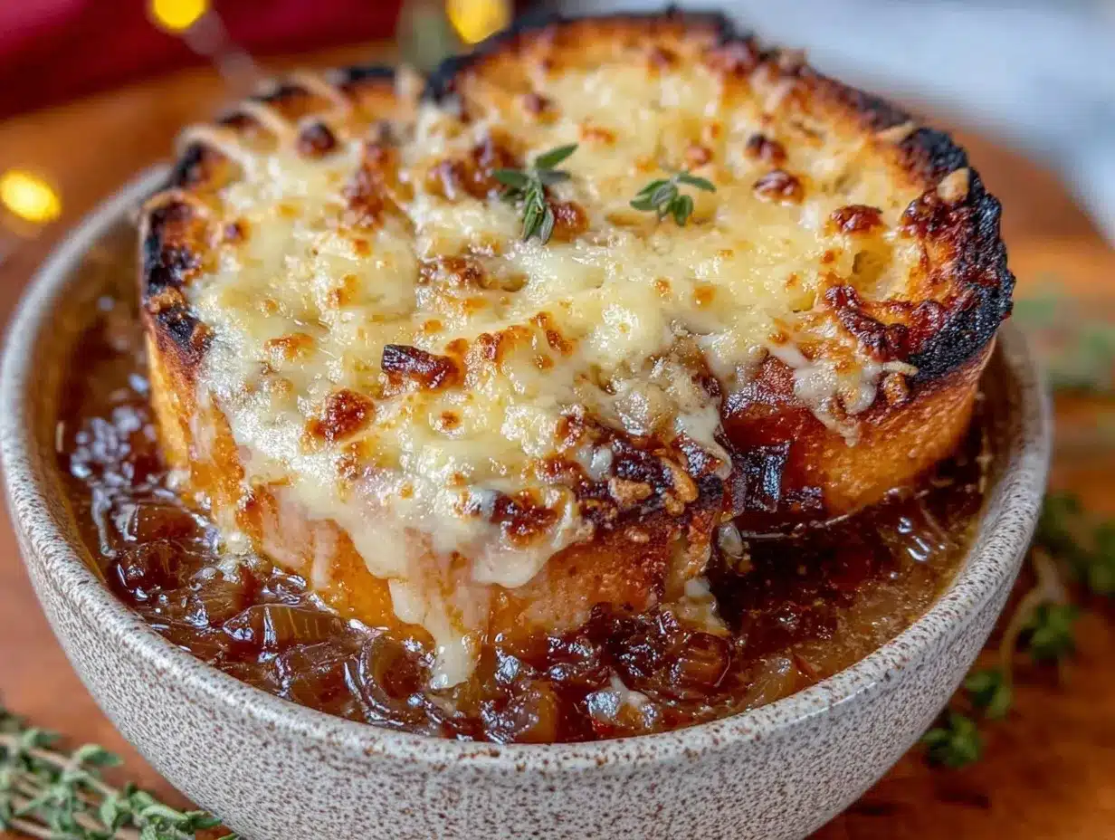 French onion soup recipe preparation steps