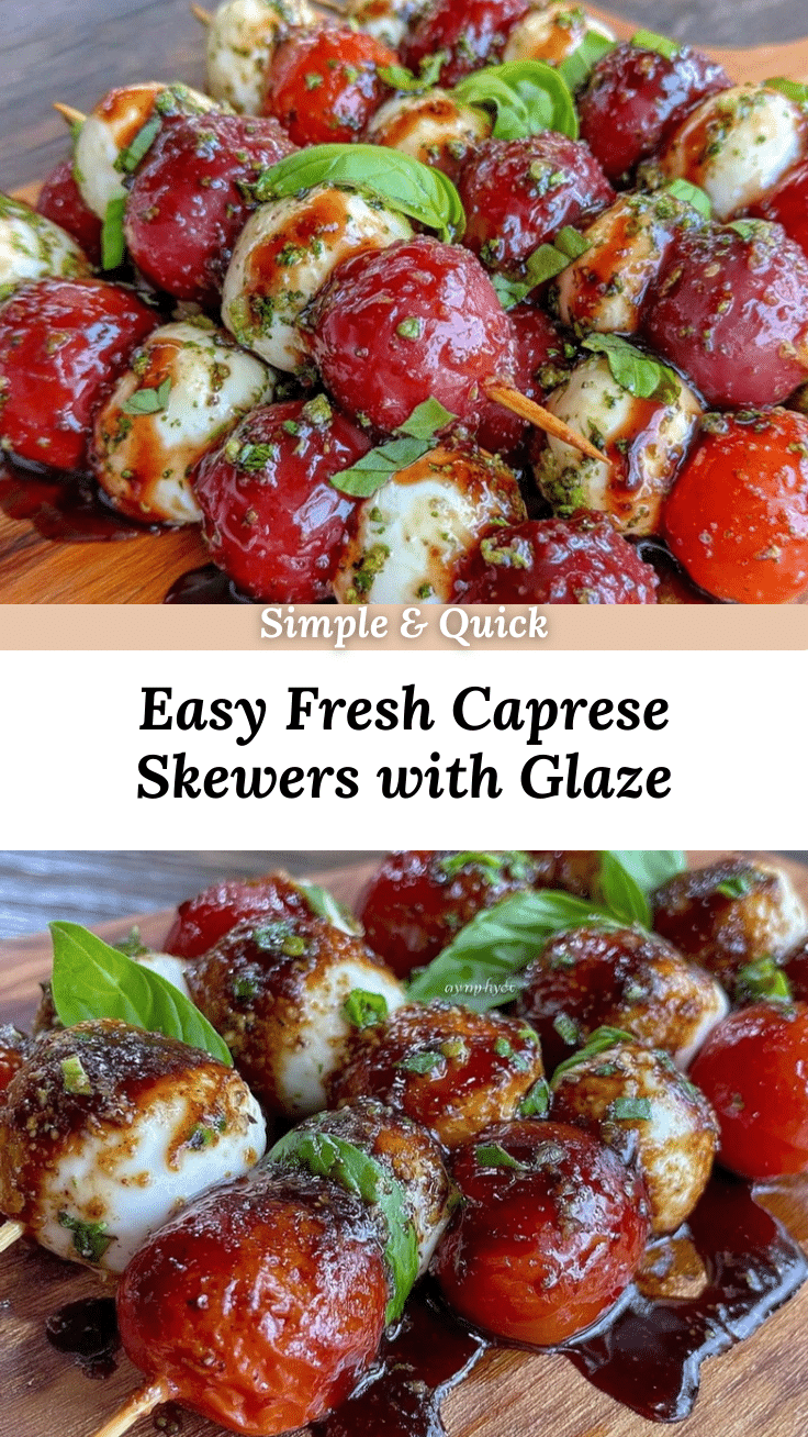 fresh caprese skewers recipe