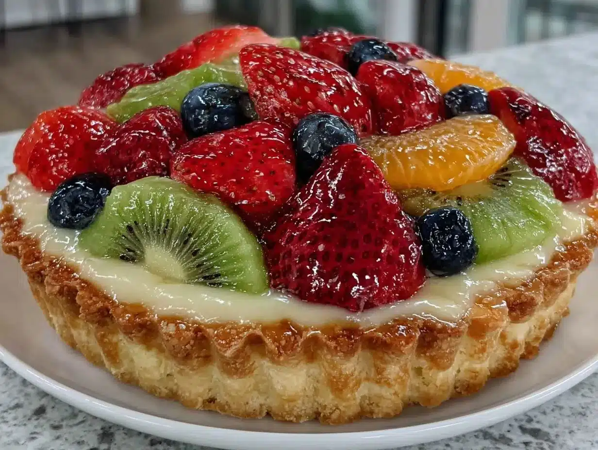 fresh fruit tart recipe preparation steps