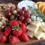 fresh spring charcuterie board - featured image