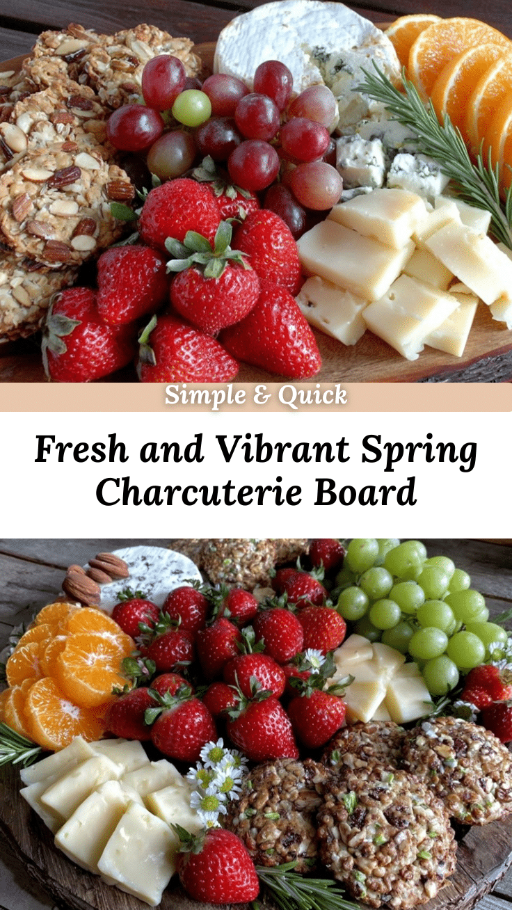 fresh spring charcuterie board recipe