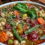 Fresh Spring Minestrone Soup - featured image