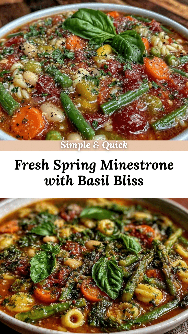 Fresh Spring Minestrone Soup recipe