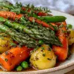 fresh spring vegetable medley - featured image