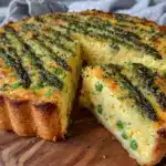 fresh spring vegetable quiche - featured image