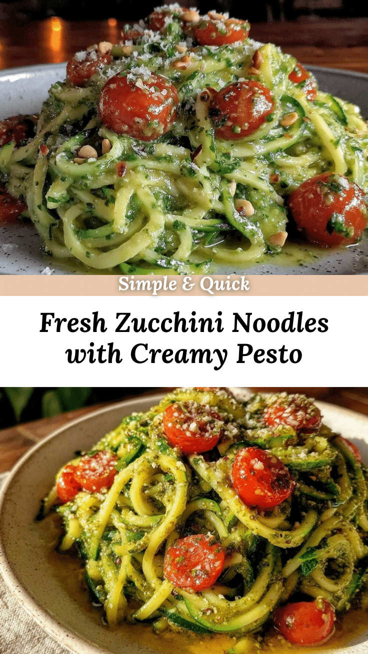 fresh zucchini noodles recipe