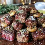 garlic butter steak bites - featured image