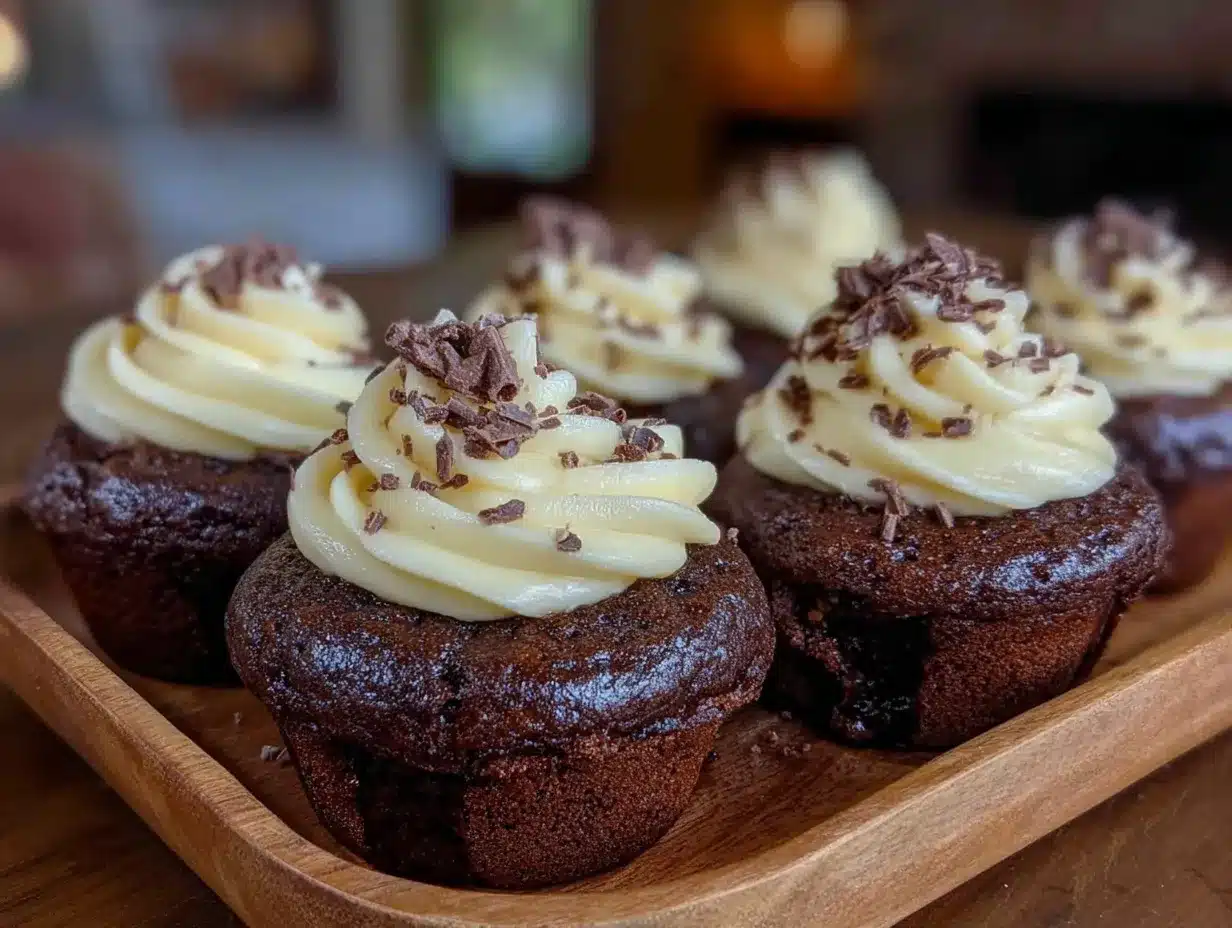 Guinness chocolate cupcakes preparation steps
