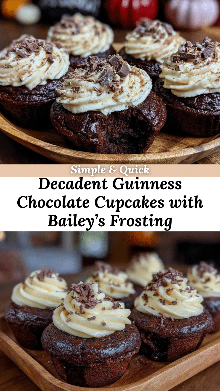 Guinness chocolate cupcakes recipe