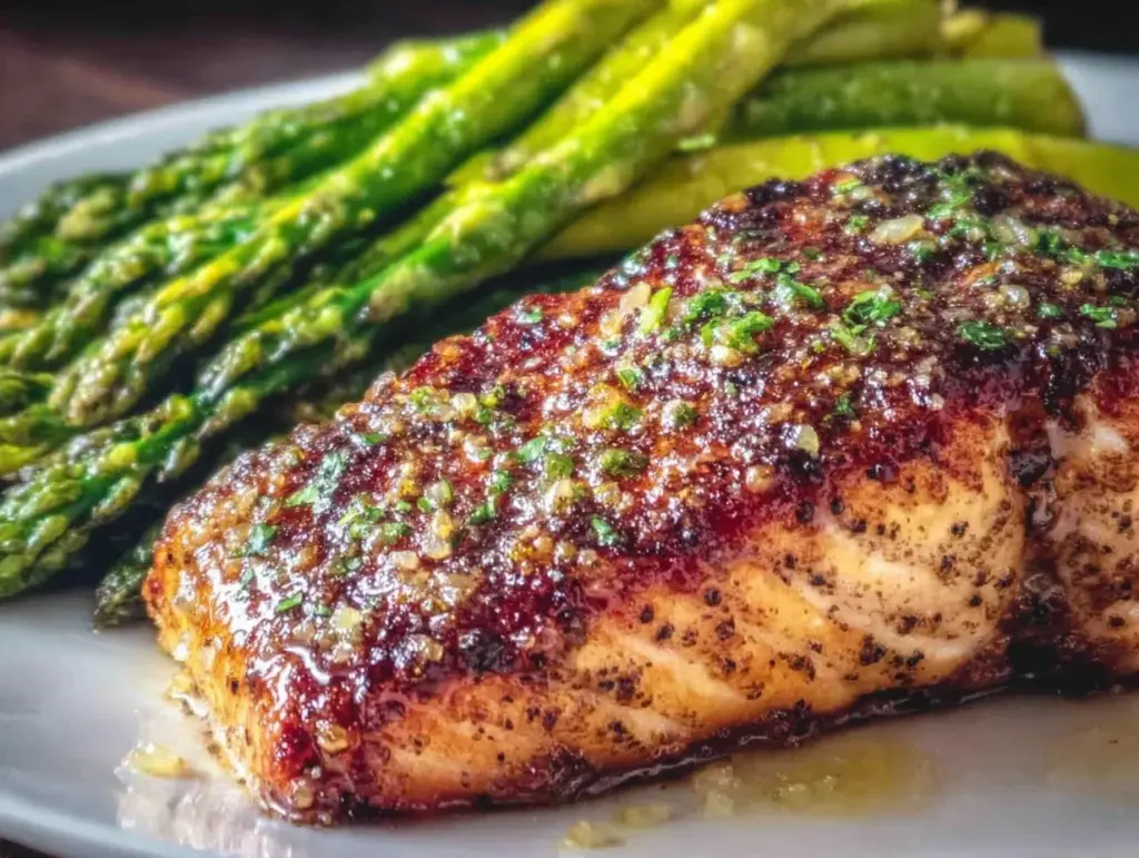 honey dijon glazed salmon - featured image