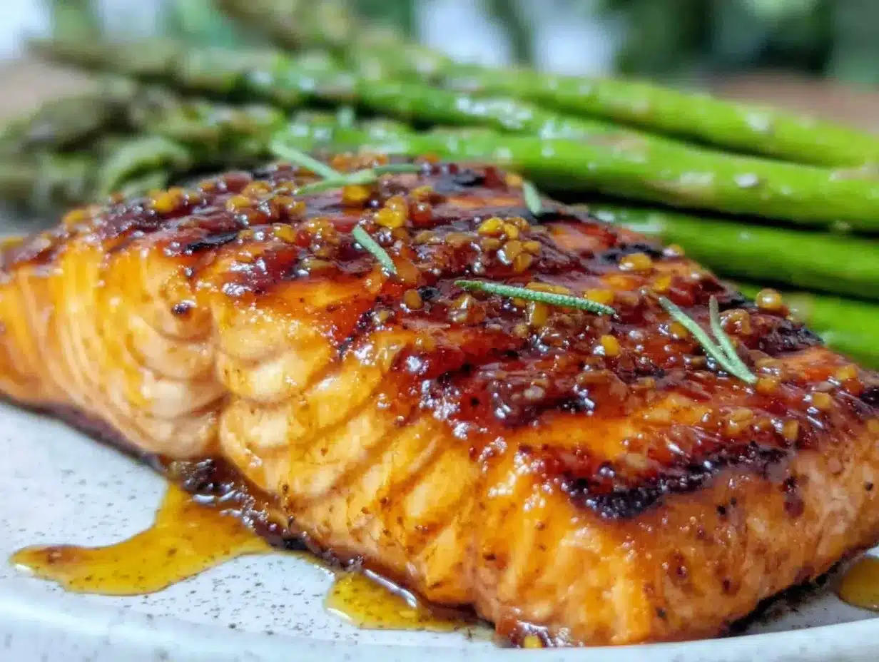 honey dijon glazed salmon preparation steps