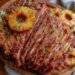 honey mustard glazed ham - featured image
