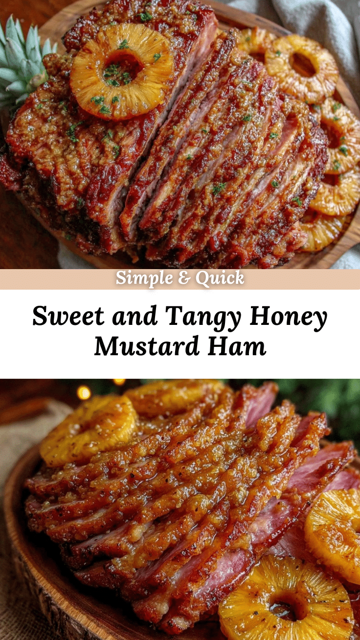 honey mustard glazed ham recipe